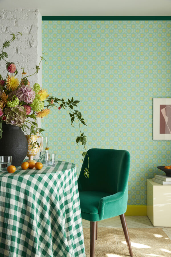 Ditsy Block - Green Verditer – Image 3