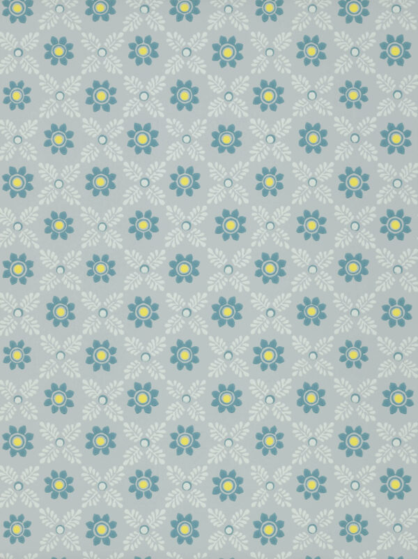 Ditsy Block - Bone China Blue