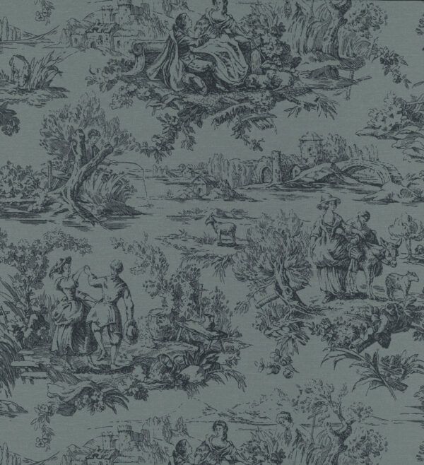 Lovers' Toile - Hicks’ Blue